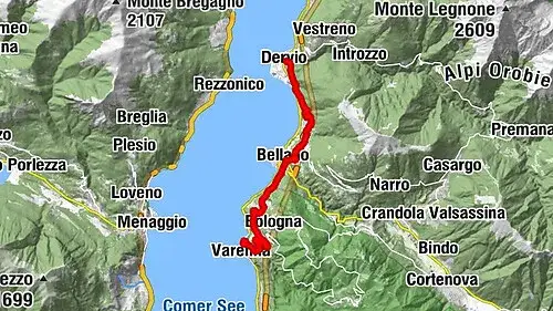 Wandern Comer See Sentiero del Viandante