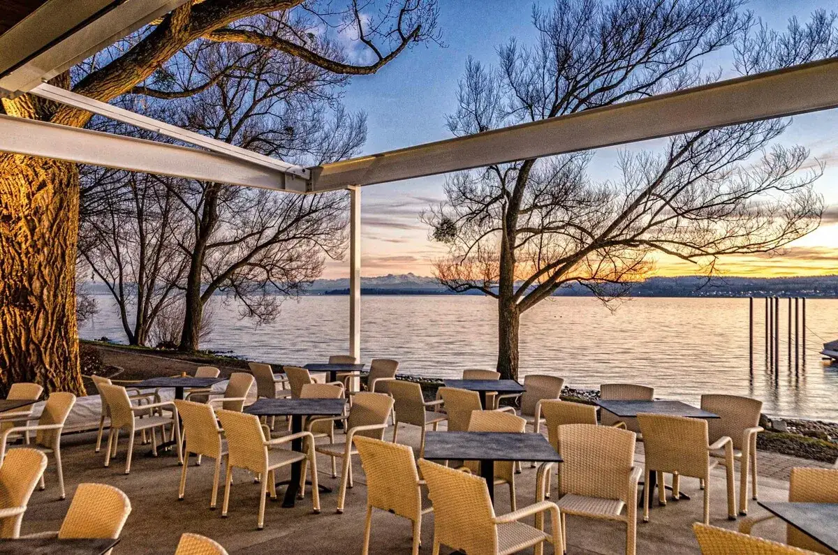 Keller Werft Terrasse Bodensee Blick
